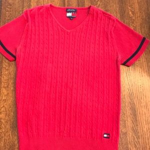 Red Tommy Hilfiger Shirt